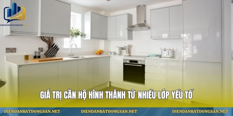Giá trị căn hộ hình thành từ nhiều lớp yếu tố